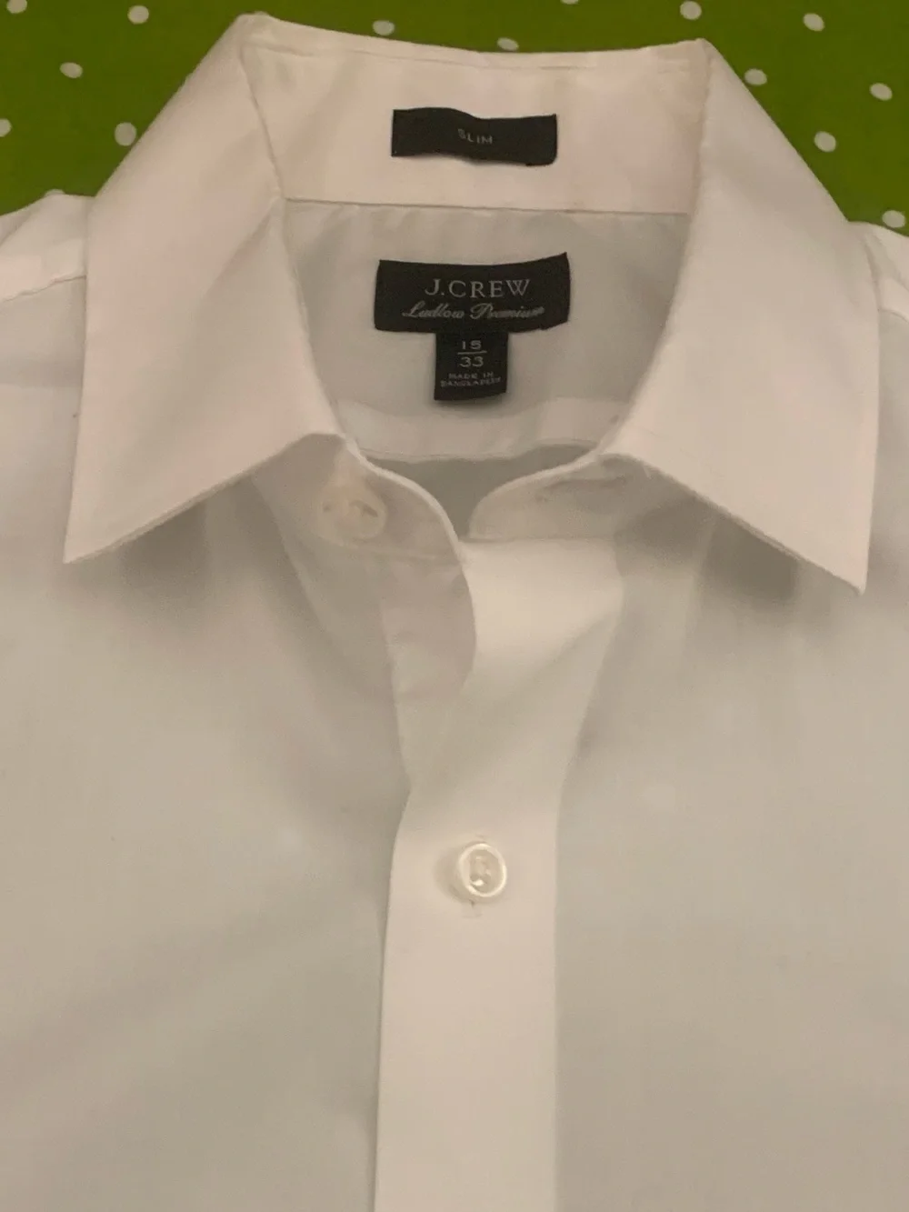 J CREW LUDLOW Premium Slim Fit All Cotton Shirt